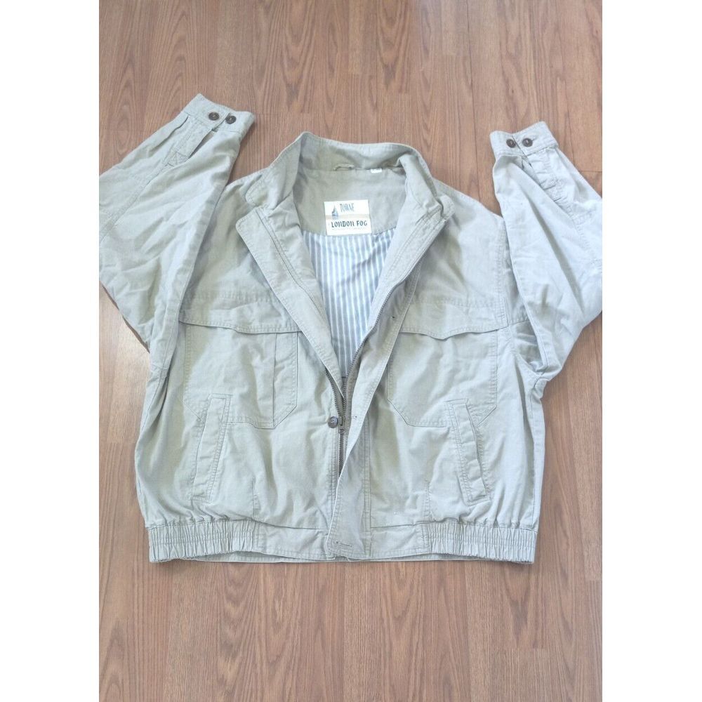 Size XL Men's 3 in 1 sweater Jacket by Towne London ‎ Fog color faded green